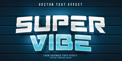 Super vibe 3d editable text effect