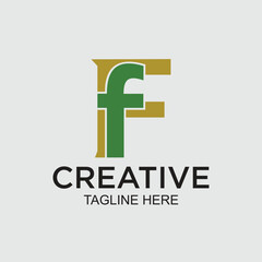 Creative logo design simple concept Premium Vector