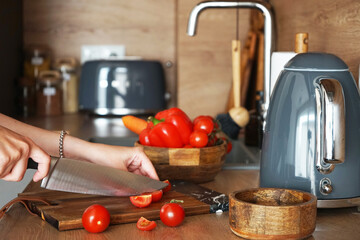 chef preparing food in kitchen