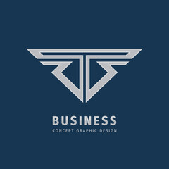 Business logo graphic design. Letter T concept sign. Transport technology icon symbol. Vector illustration. - 663919885