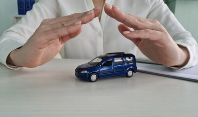 Car is in hands of insurance agent