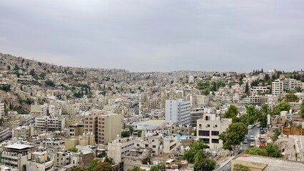 Fototapeta na wymiar Amman, Hauptstadt Jordaniens, Stadtansicht