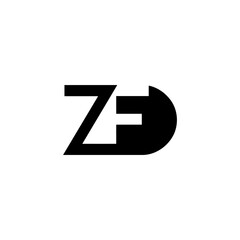 Obraz premium zdf logo design 