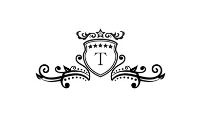 Luxury Anniversary Card Logo T