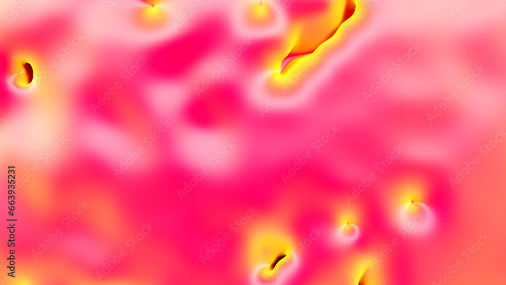 Poster abstract gradient background in red and yellow colors with empty space