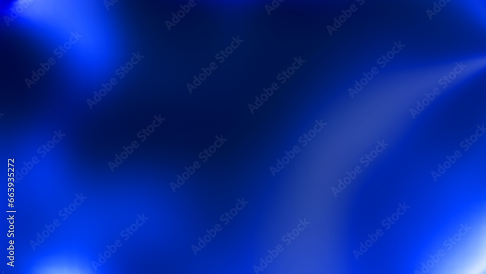 Poster Abstract gradient background in blue color with empty space