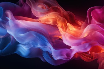 Ephemeral Light Show: A mesmerizing play of light and smoke forms a captivating and ever-changing abstract for your desktop background.