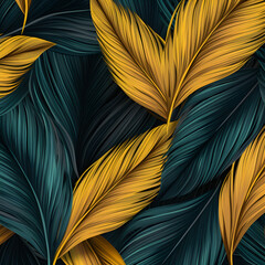 Abstract Palm Pattern
