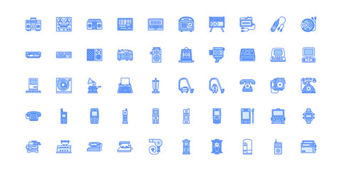old device icon set