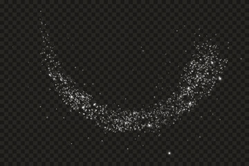 Bokeh light lights effect background. White png dust light