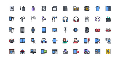 gadget icon set