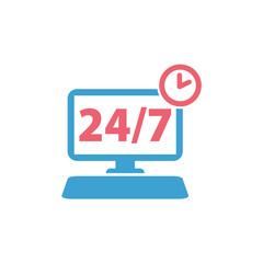24/7 icon