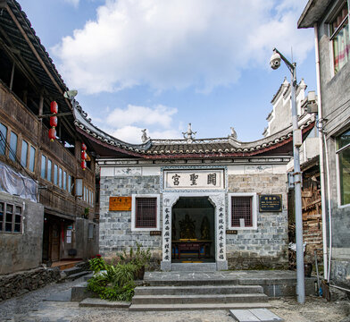 Kam screen in guizhou miao and dong autonomous county, long in the city