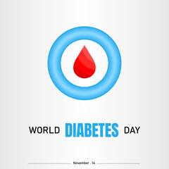 Fototapeta premium World Diabetes Day. diabetes awareness day. celebrated every year on November 14