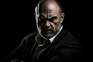 Fototapeta premium Angry businessman shouting