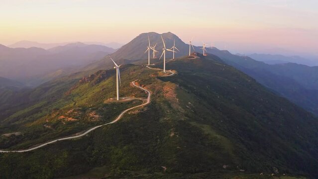 wind wind, energy, power, turbine, windmill, electricity, sky, environment, generator, alternative, green, renewable, blue, wind turbine, technology, electric, nature, mill, ecourbine in the mountains