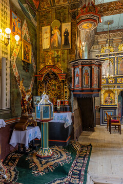 St. Michael Archangel's gothic wooden church, Brunary, Lesser Poland Voivodeship, Poland