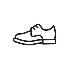 Man shoe icon. Classic shoes for men sign. Men shoe symbol vector pictogram. UX UI icon