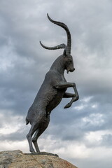 Monument to the Mountain Goat. Sierra de Gredos. Hoyos del Espino, Ávila, Spain.