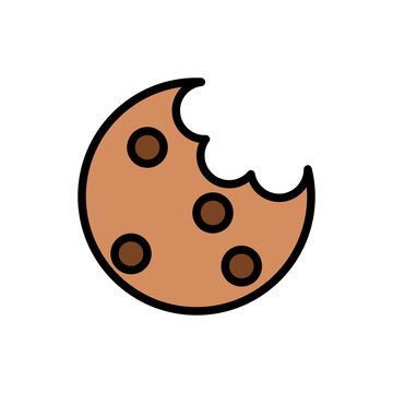 christmas cookies vector icon