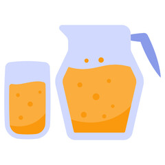Modern design icon of juice jug