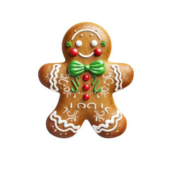 Fototapeta na wymiar gingerbread man isolated