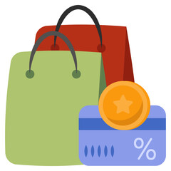 An icon design of black friday sale