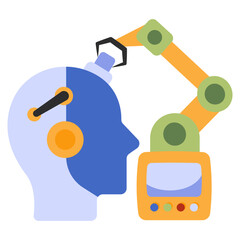 Premium download icon of robotic arm