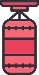 Boxing bag icon