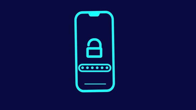 Phone unlock design animation