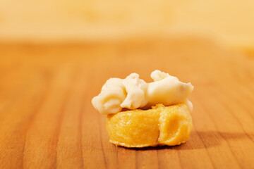 Tarallo snack with gorgonzola cheese