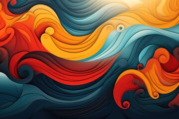 Abstract background for Zagmuk (Ancient Mesopotamia): Celebrated the victory of the god Marduk over chaos, typically in late December.