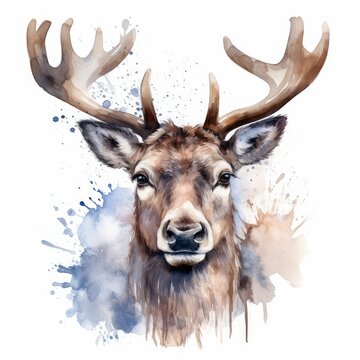 deer head isolated