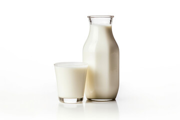 A natural, wholesome glass of cow's milk, an excellent beverage for a nutritious start to your day.
