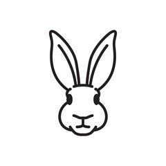Obraz premium Rabbit icon. Hare flat sign design. Rabbit symbol bunny pictogram. Hare icon. Rabbit sign. UX UI icon
