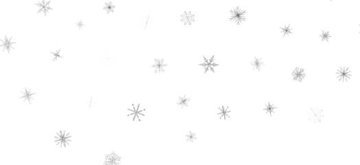 Falling snow at night. Bokeh lights