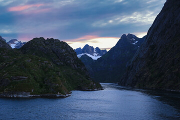 Fototapeta premium Trollfjroden, Norway