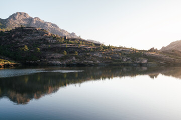 Landscape without recognizable people outdoors that transmits freedom. Concept: landscape,...