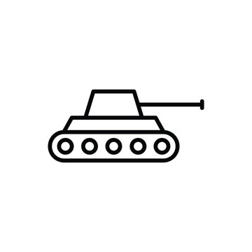 recommend clip art: Tank vector icon. Tank flat sign design. Military tank symbol pictogram. UX UI icon