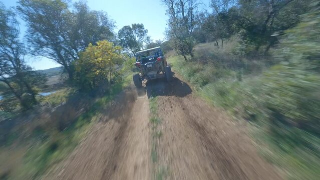 FPV Drone: Can Am High-Speed Off-Roading