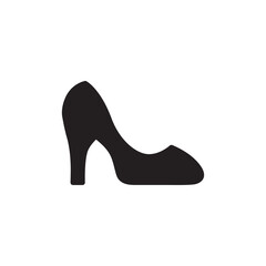 Women shoe vector icon. Woman shoe flat sign design. Women shoe symbol pictogram. UX UI icon