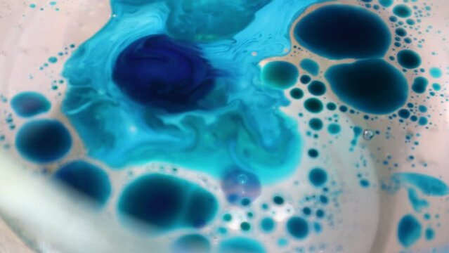 Big blue splotch of paint on the water