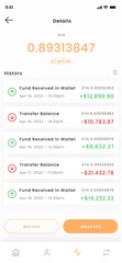 Crypto Wallet Exchange and Cryptocurrency Trading and Token Mobile App UI Kit Template