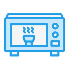 Microwave Vector Icon Design Illustration