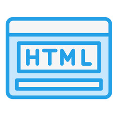 Html Vector Icon Design Illustration