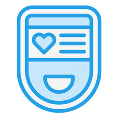 Oximeter Vector Icon Design Illustration