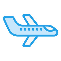 Plane Vector Icon Design Illustration