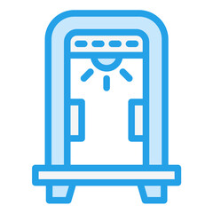 Metal Detector Vector Icon Design Illustration