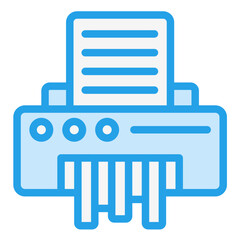 Paper Shredder Vector Icon Design Illustration