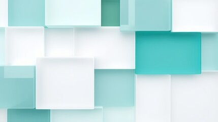 Futuristic abstract turquoise geometry background. Modern gradient illustration, minimal. Futuristic artwork, digital drawing for interior design, fashion textile, wallpaper, website